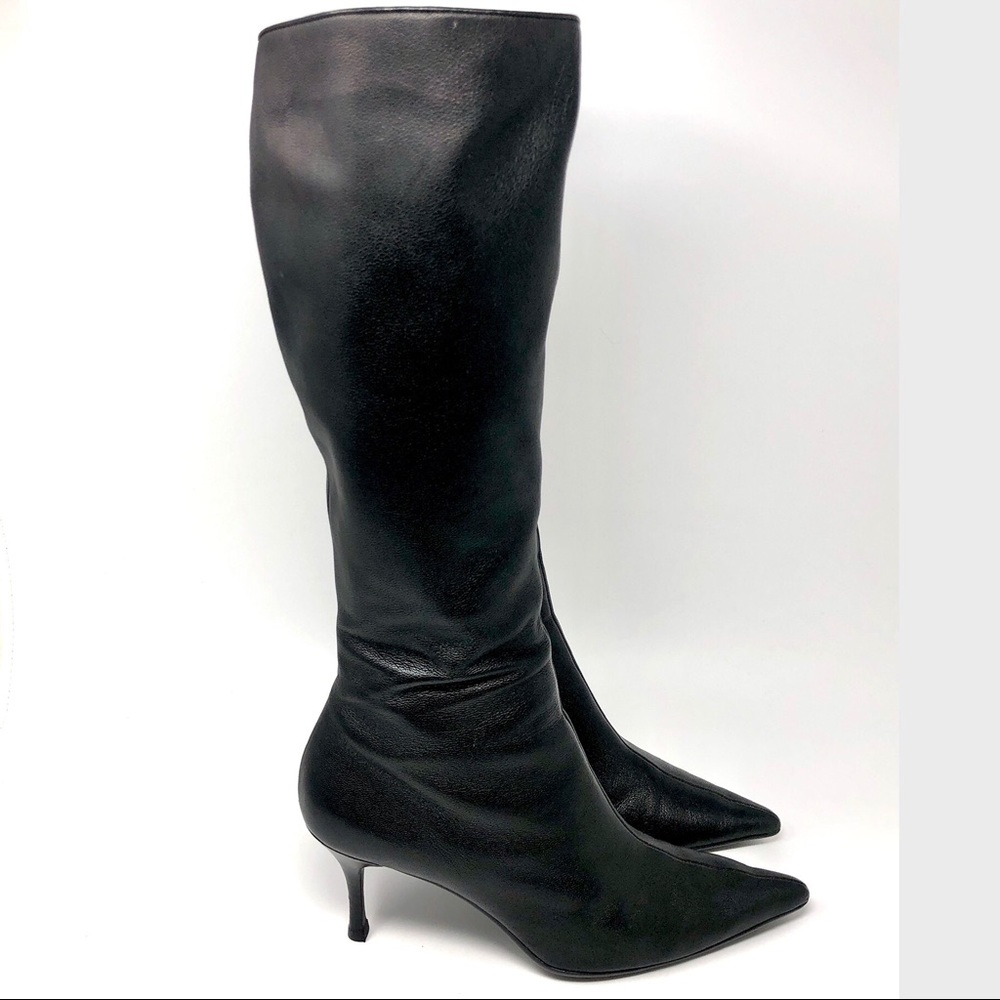 GUCCI Black Leather Boots
